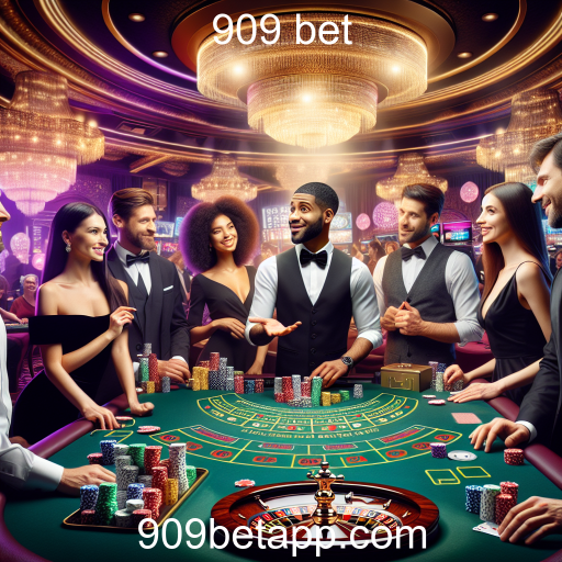 Experiência Imersiva de Cassino Ao Vivo no 909 Bet